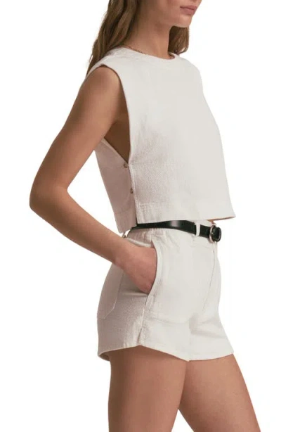 Favorite Daughter The Arlo Crop Top In White