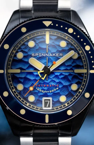 Spinnaker Challenger Automatic Bracelet Watch, 42mm In Neutral