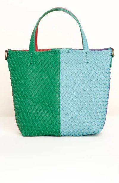 Charlotte Stone Paulette Multicolor Woven Crossbody Bag
