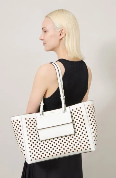 Mulberry Diamond Perforated Leather Tote