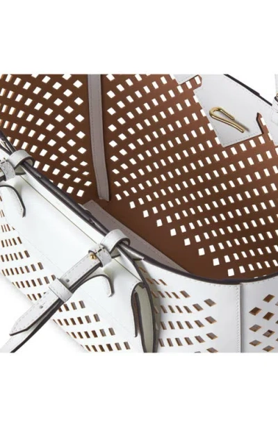 Mulberry Diamond Perforated Leather Tote