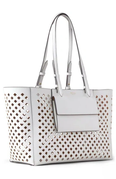 Mulberry Diamond Perforated Leather Tote