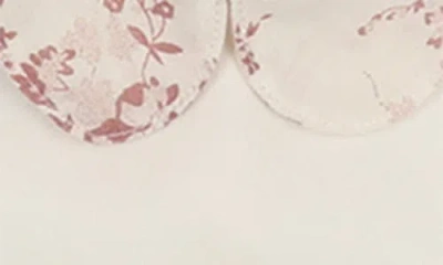 Maniere Manière Kids' Scalloped Collar Top & Pants Set In Neutral