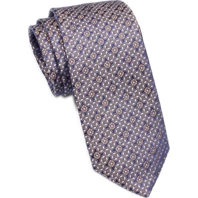 Nordstrom Stanton Neat Silk Tie In Purple