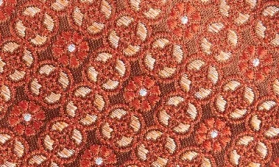 Nordstrom Stanton Neat Silk Tie In Orange