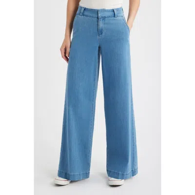 1822 Denim Wide Leg Trouser Jeans In Blue