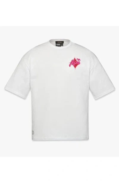 Mcm X Snipes Logo T-shirt In White