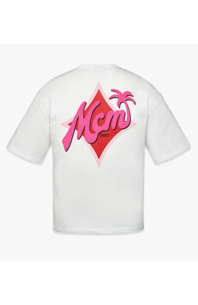 Mcm X Snipes Logo T-shirt In White