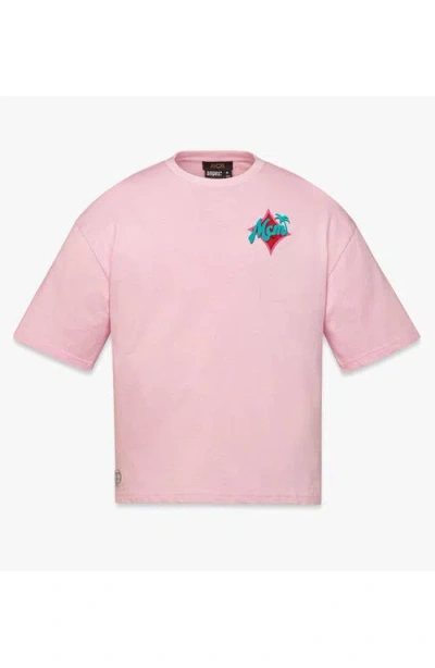 Mcm X Snipes Logo T-shirt In Pink