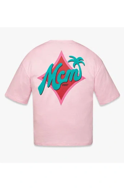 Mcm X Snipes Logo T-shirt In Pink