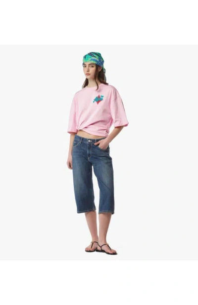 Mcm X Snipes Logo T-shirt In Pink