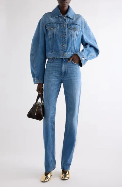 Givenchy Cocoon Denim Jacket In Blue
