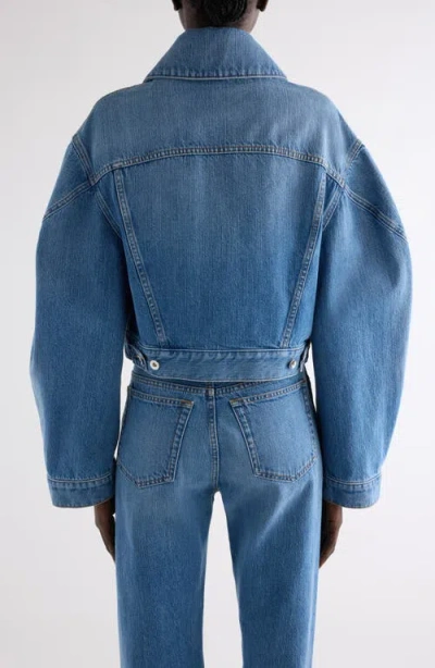 Givenchy Cocoon Denim Jacket In Blue