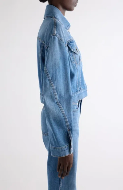 Givenchy Cocoon Denim Jacket In Blue