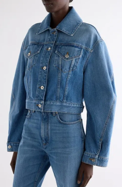Givenchy Cocoon Denim Jacket In Blue