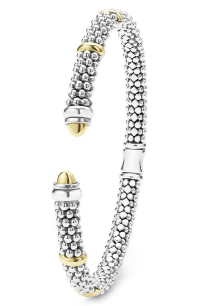 Lagos Signature Caviar Versa Cuff Bracelet