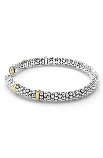 Lagos Signature Caviar Versa Cuff Bracelet