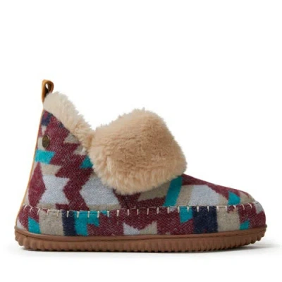 Dearfoams Moritz Faux Fur Lined Bootie Slipper In Multi