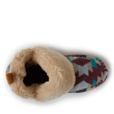 Dearfoams Moritz Faux Fur Lined Bootie Slipper In Multi