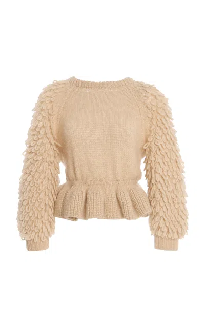 Ulla Johnson Selene Pullover In Neutral