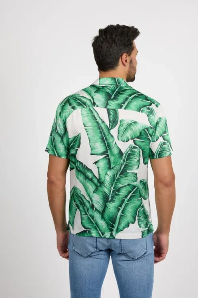 Monfrere Bond Button Down Shirt In Green