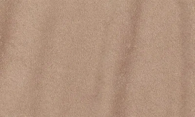 Maniere Manière Beach Terry Polo & Shorts Set In Brown