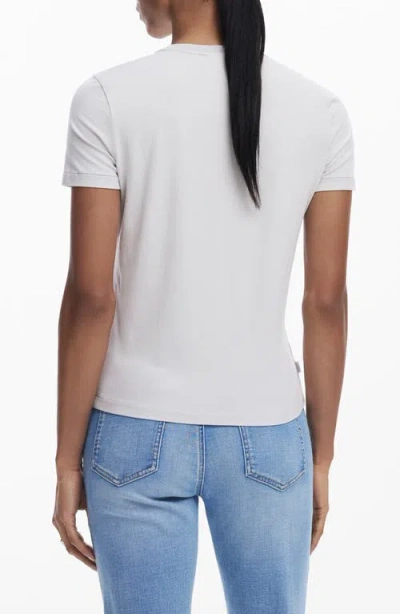 Desigual Rhinestone Embellished Cotton Graphic T-shirt In White