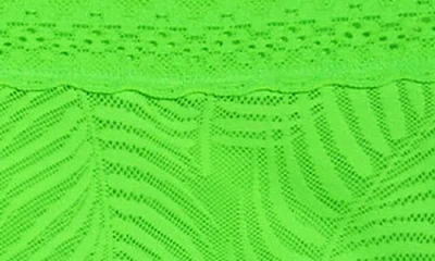 Meundies Allover Lace Hipster Briefs In Green
