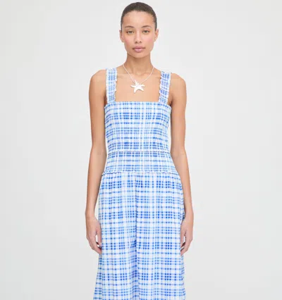 Hill House Home The Azalea Maxi Nap Dress In Blue
