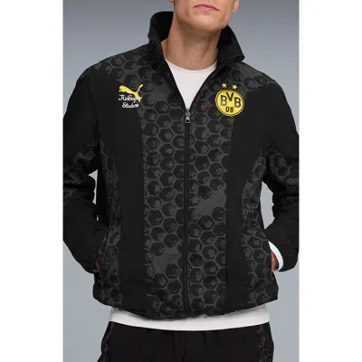 Puma Kidsuper X Borussia Dortmund Reversible Jacket Men In Black
