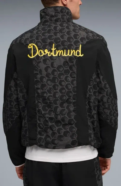 Puma Kidsuper X Borussia Dortmund Reversible Jacket Men In Black