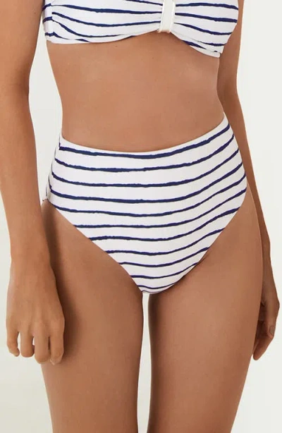 Vix Paula Hermanny Symphonie Bela Stripe High Waist Bikini Bottoms In Multi