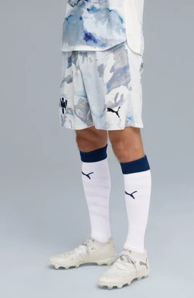 Puma X Kidsuper Mty Replica Performance Mesh Soccer Shorts In White