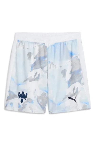 Puma X Kidsuper Mty Replica Performance Mesh Soccer Shorts In White