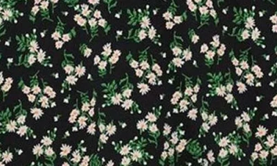 Lipsy Floral Print Minidress In Green