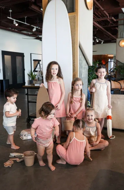 Maniere Manière Kids' Island Top In Neutral