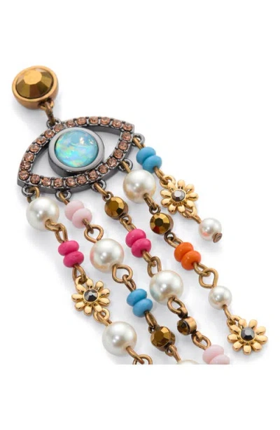 Kurt Geiger London Evil Eye Chandelier Earrings In Gold