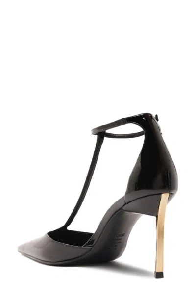 Schutz Allure Pointed Toe T-strap Pump In Multi