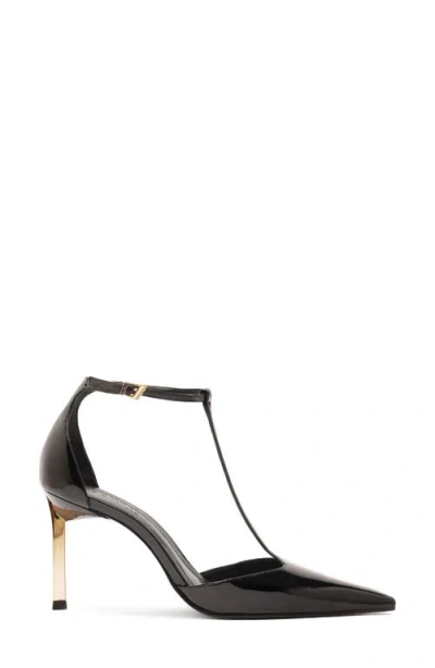 Schutz Allure Pointed Toe T-strap Pump In Multi