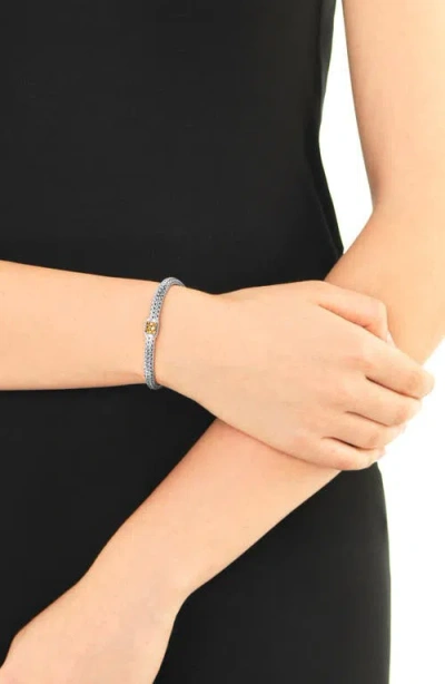 John Hardy Icon Bracelet, Sterling Silver, Pavé, 5mm In Metallic