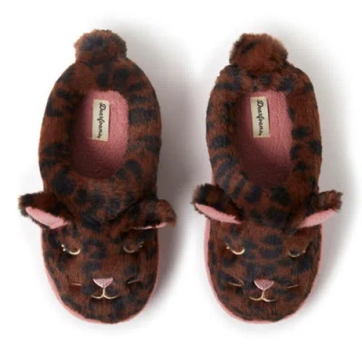 Dearfoams Kids' Peyton Animal Slip-on Clog Slipper