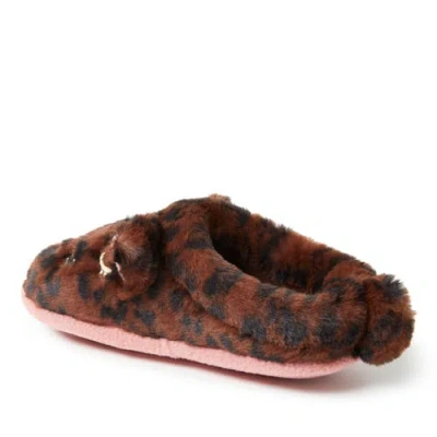 Dearfoams Kids' Peyton Animal Slip-on Clog Slipper