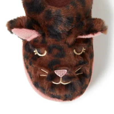 Dearfoams Kids' Peyton Animal Slip-on Clog Slipper