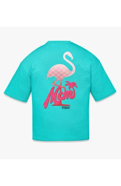 Mcm X Snipes Graphic T-shirt In Blue
