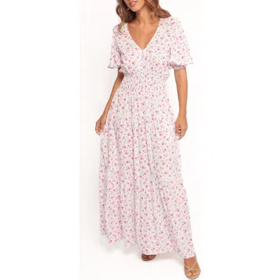 Petal And Pup Petal & Pup Thomas Floral Maxi Dress In White