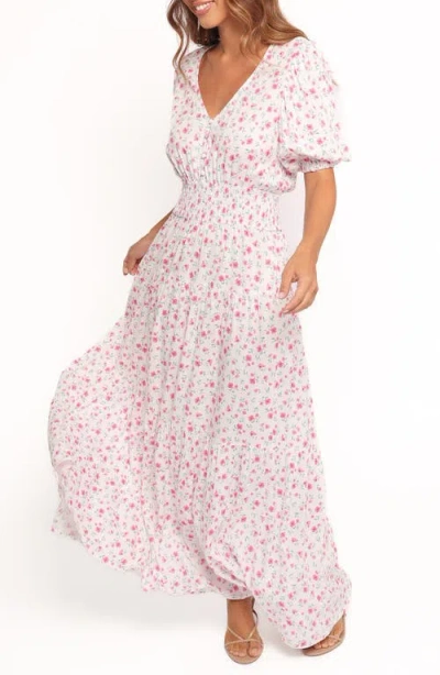 Petal And Pup Petal & Pup Thomas Floral Maxi Dress In White