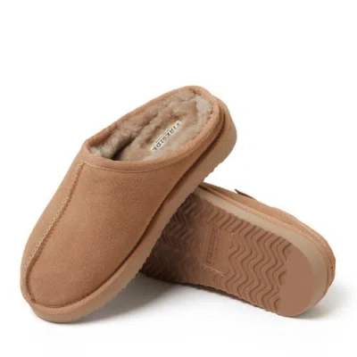 Dearfoams Fireside Greta Genuine Shearling Clog Slipper In Multi