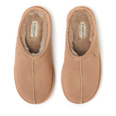 Dearfoams Fireside Greta Genuine Shearling Clog Slipper In Multi