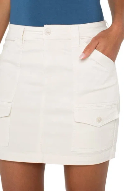 Liverpool Los Angeles Cargo Skort In White