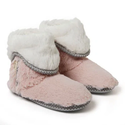 Dearfoams Beth Faux Fur Fold Down Fuzzy Bootie Slipper